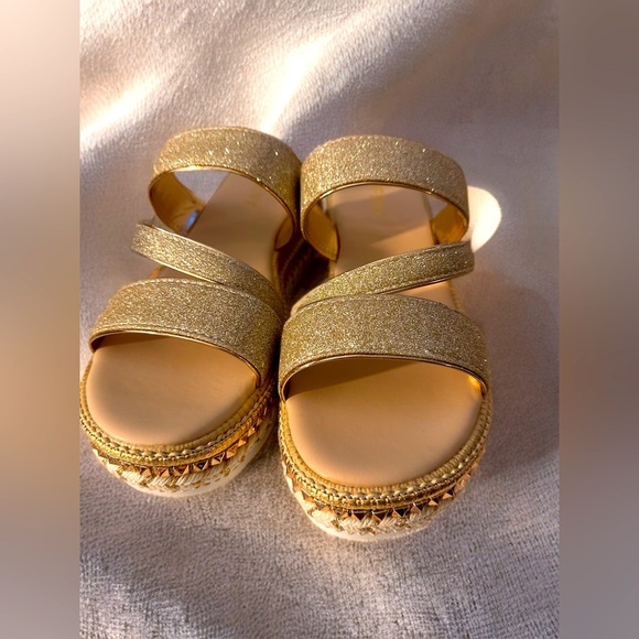 NEW Women Platform Sandals Espadrille Slip on Open Toe Boho Wedge Sandal Size 10 - Picture 2 of 13